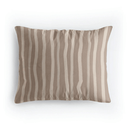 Zelesta Pure Design Cotton Pillowcase Set Of 2 - Brown Stripes