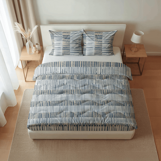 Zelesta Pure Design Cotton Duvet in Checkerboard, additional product view 2