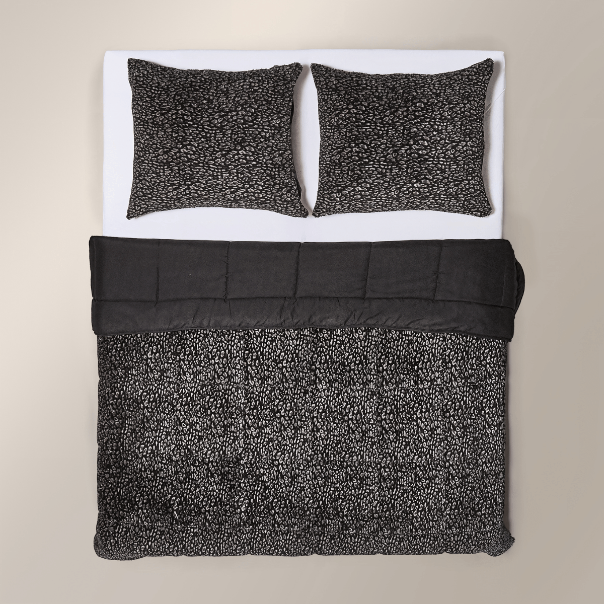 Zelesta Special Teddy Panther Duvet - Anthracite, product view 9