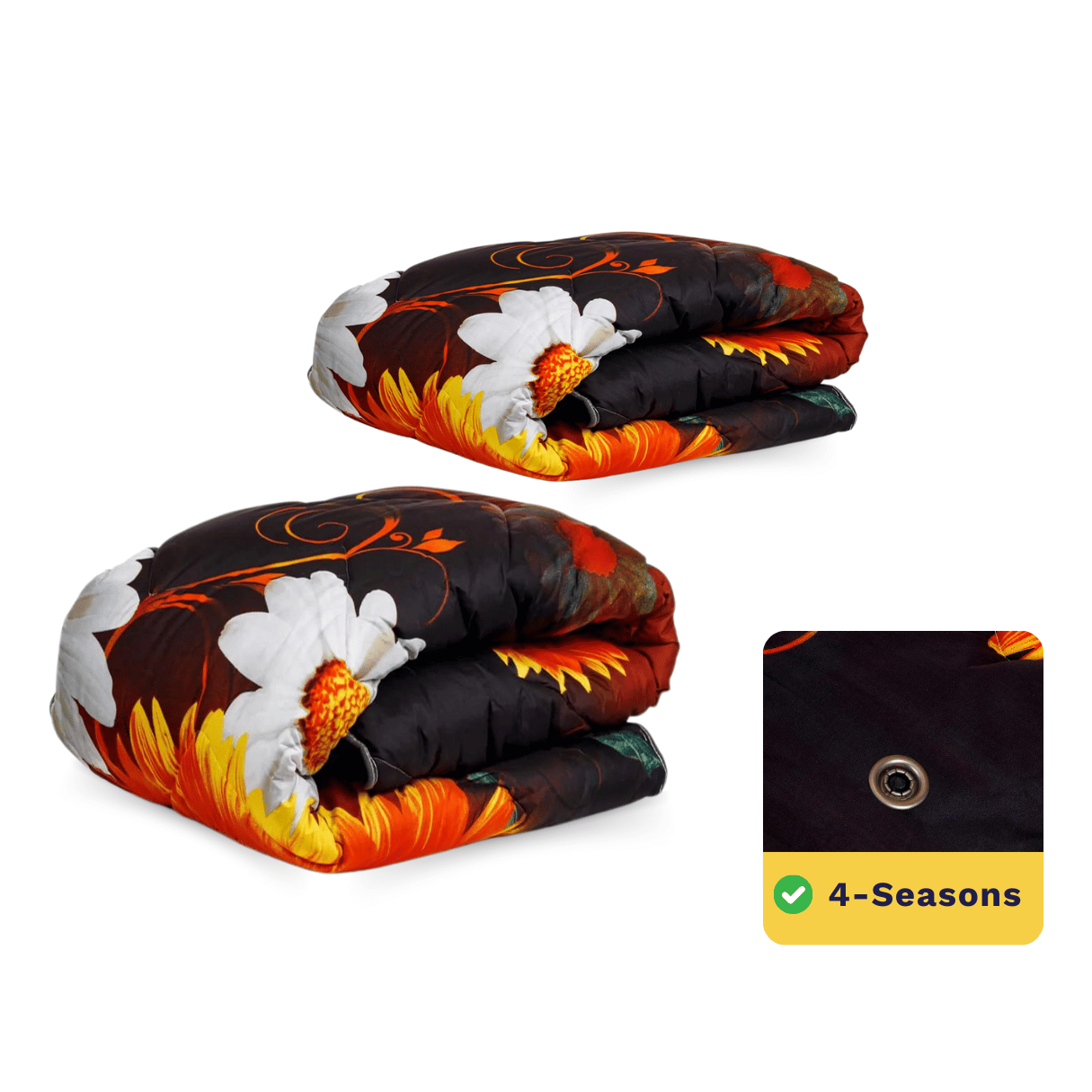 Zelesta Comfort Design 4-Season Duvet - Summer Flowers image