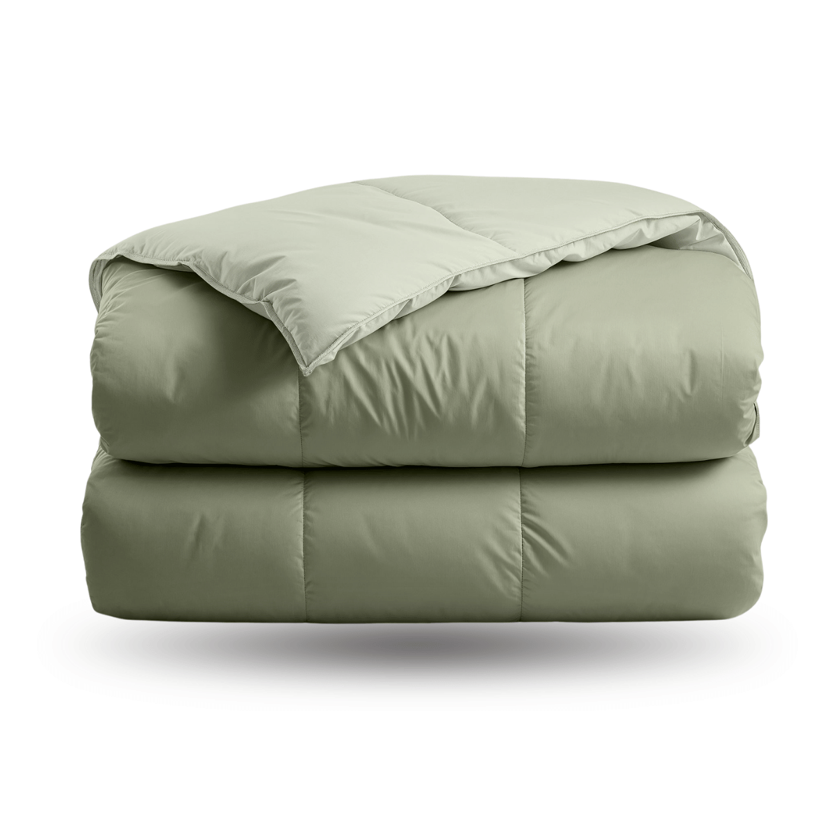 Zelesta Deluxe Duo Percale Cotton Duvet - Olive Green & Mint