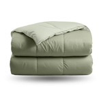 Zelesta Deluxe Duo Percale Cotton Duvet - Olive Green & Mint