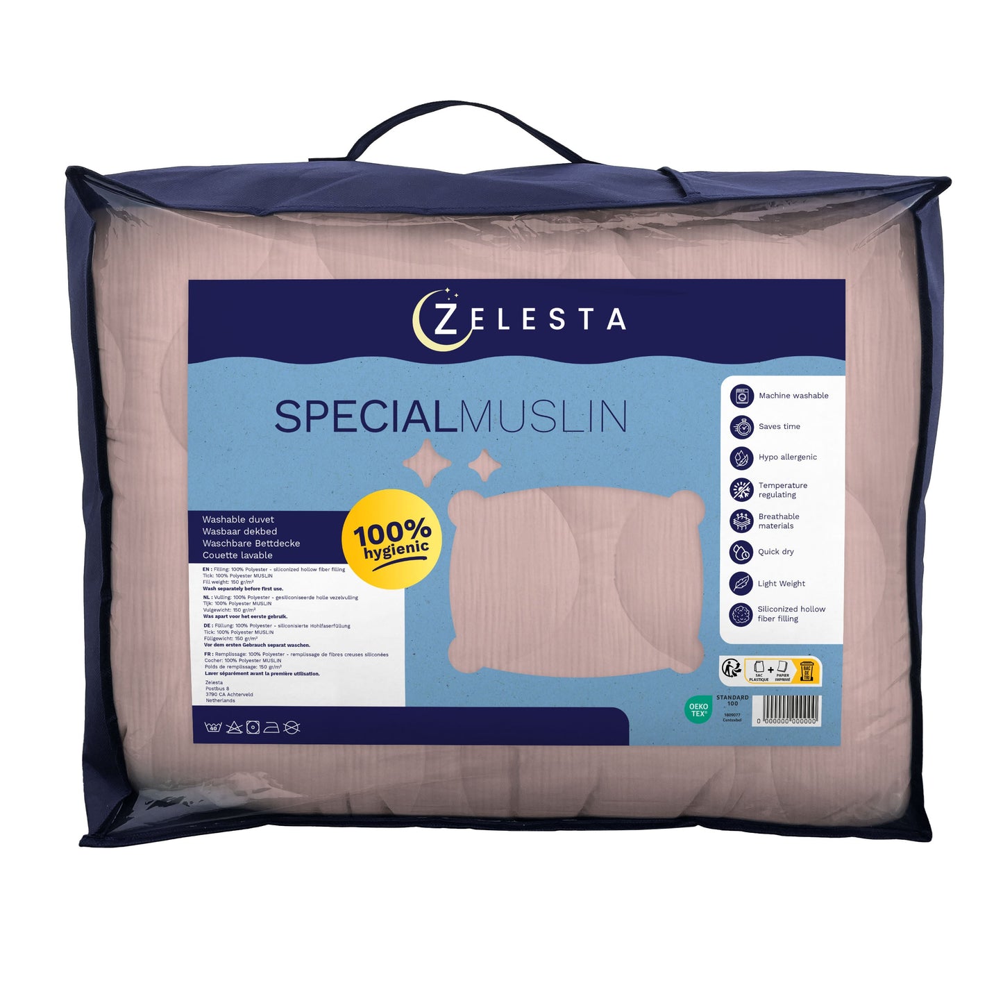 Zelesta Special Muslin Couette Été - Rose doux