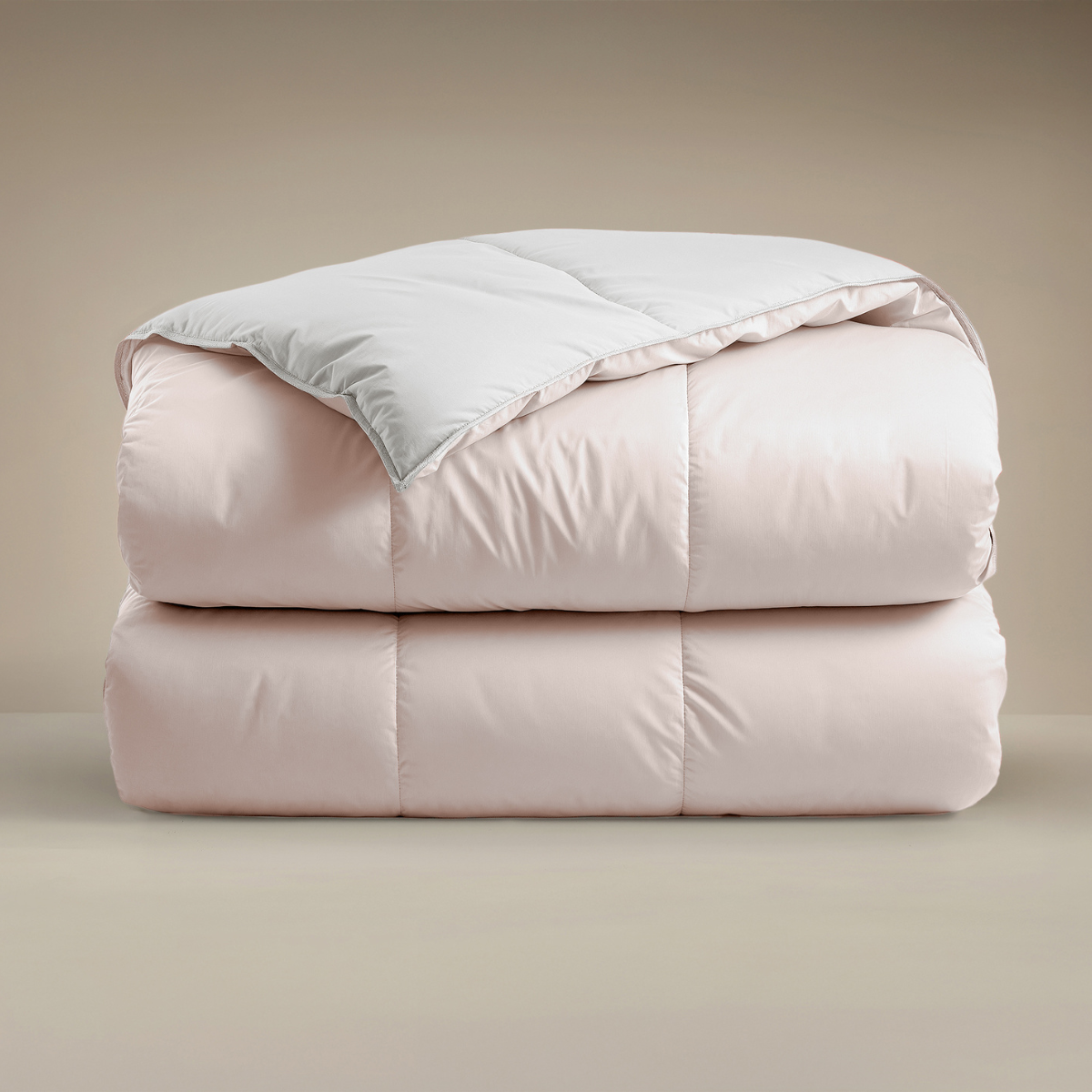 Zelesta Deluxe Duo Percale Cotton Duvet - Silk & Cream