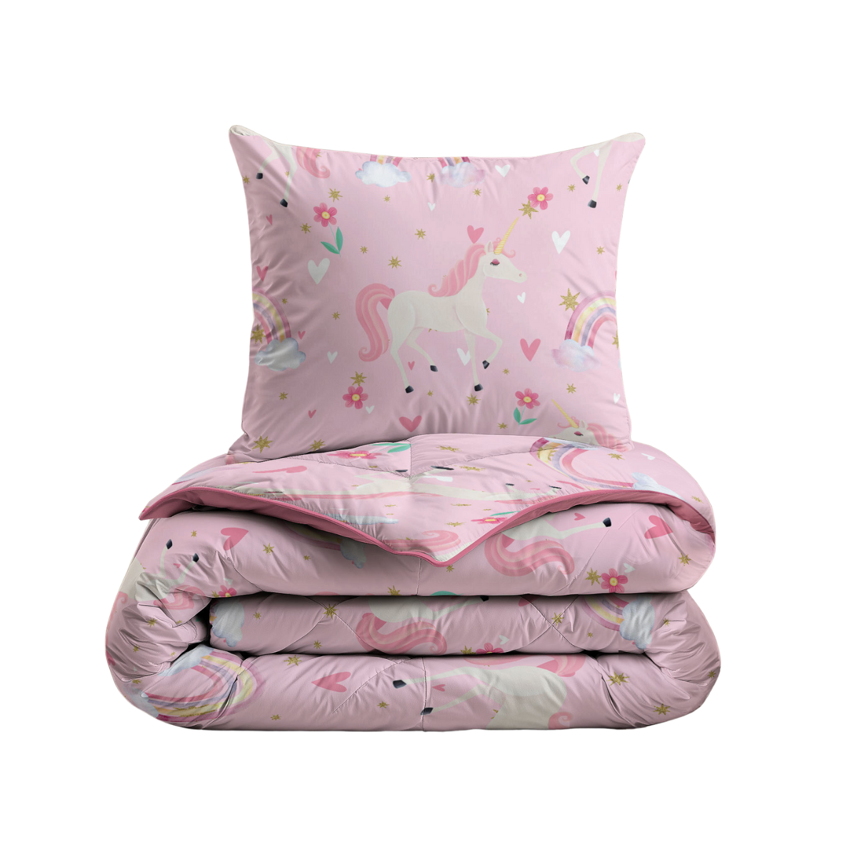Zelesta Comfort Kids Couette - Licorne arc-en-ciel