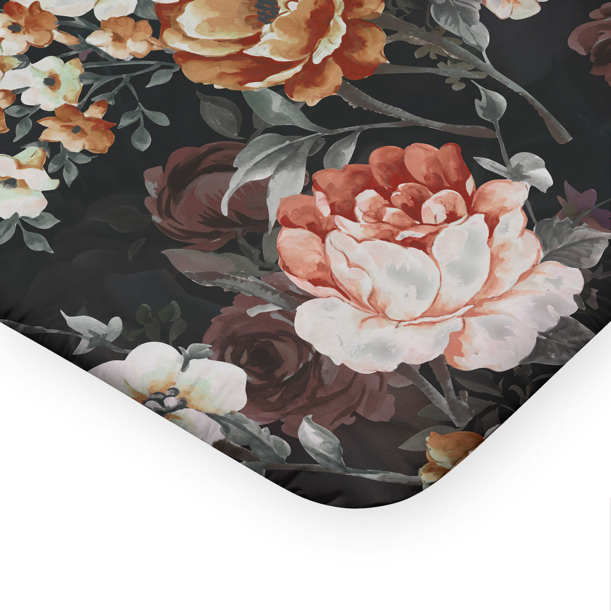 Couette Zelesta Comfort Design Sans Coutures - Golden Age Flower Black
