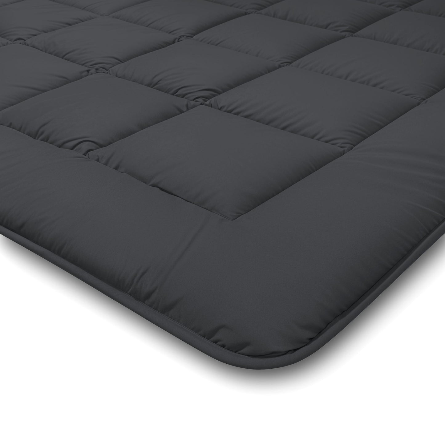 Zelesta Comfort Duo Couette - Noir doux & Gris argent
