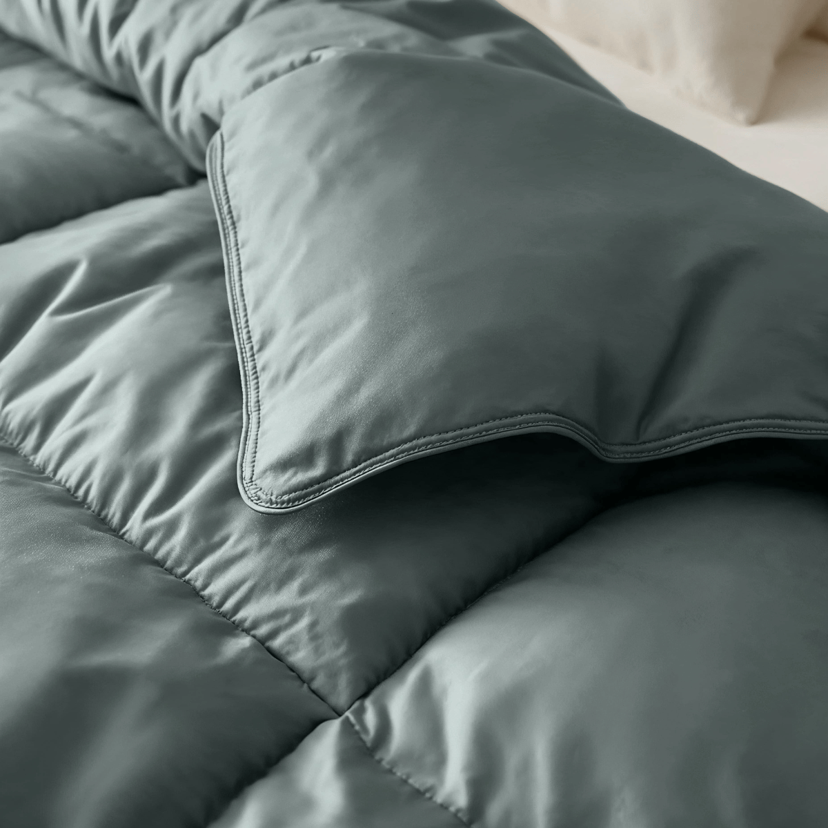 Zelesta Deluxe Uni Satin Cotton Duvet - Green