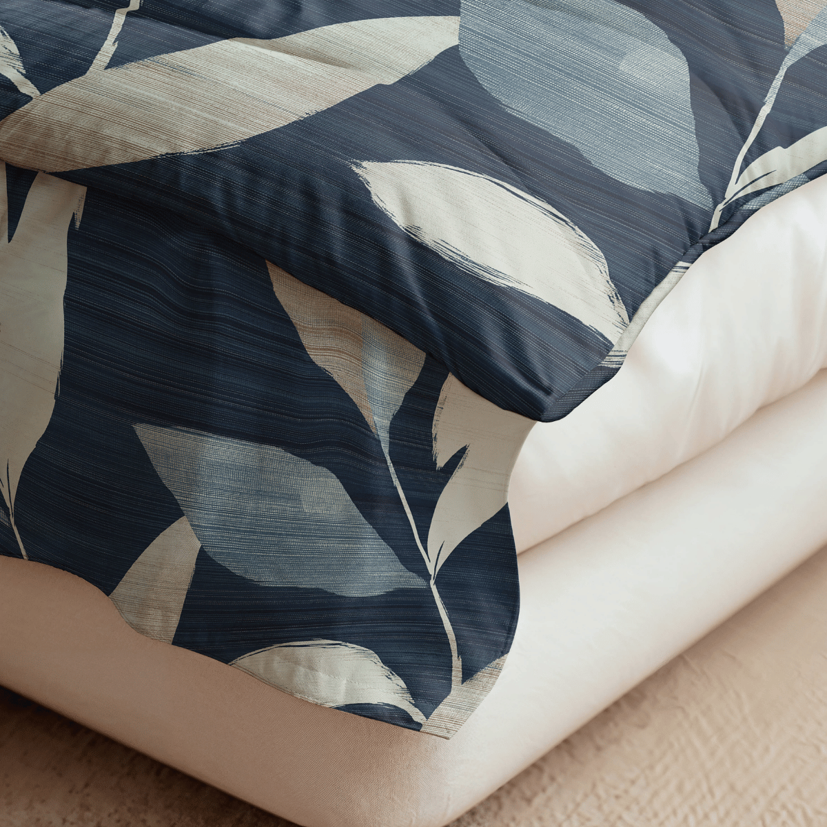 Zelesta Pure Design Cotton Duvet - Dark Leaves