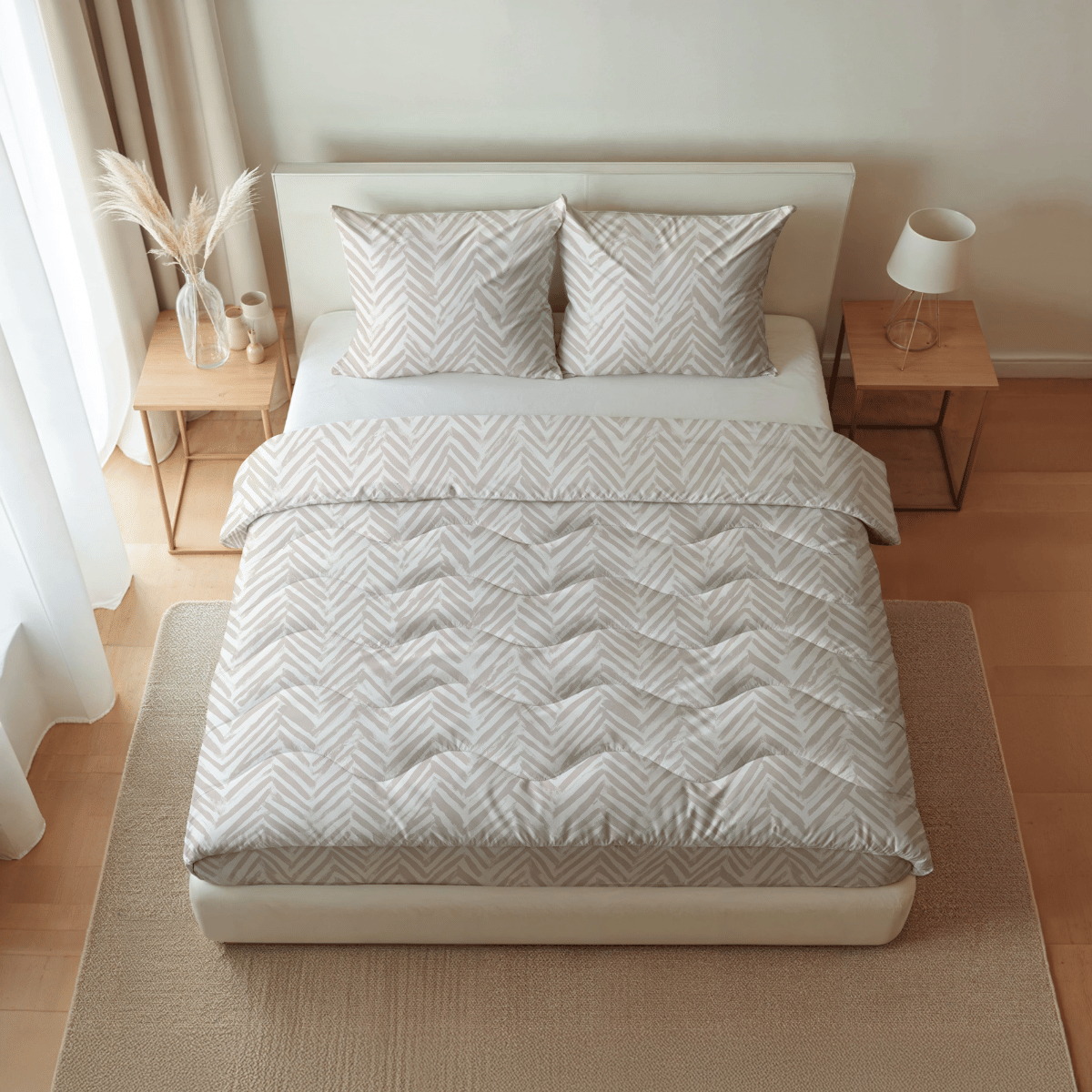 Zelesta Pure Design Katoenen Dekbed - Etnisch Crème