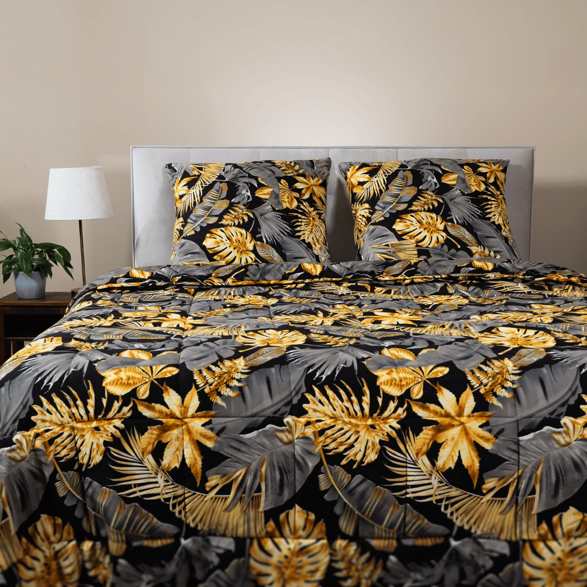 Zelesta Comfort Design 4-Season Duvet - Golden Leaves image