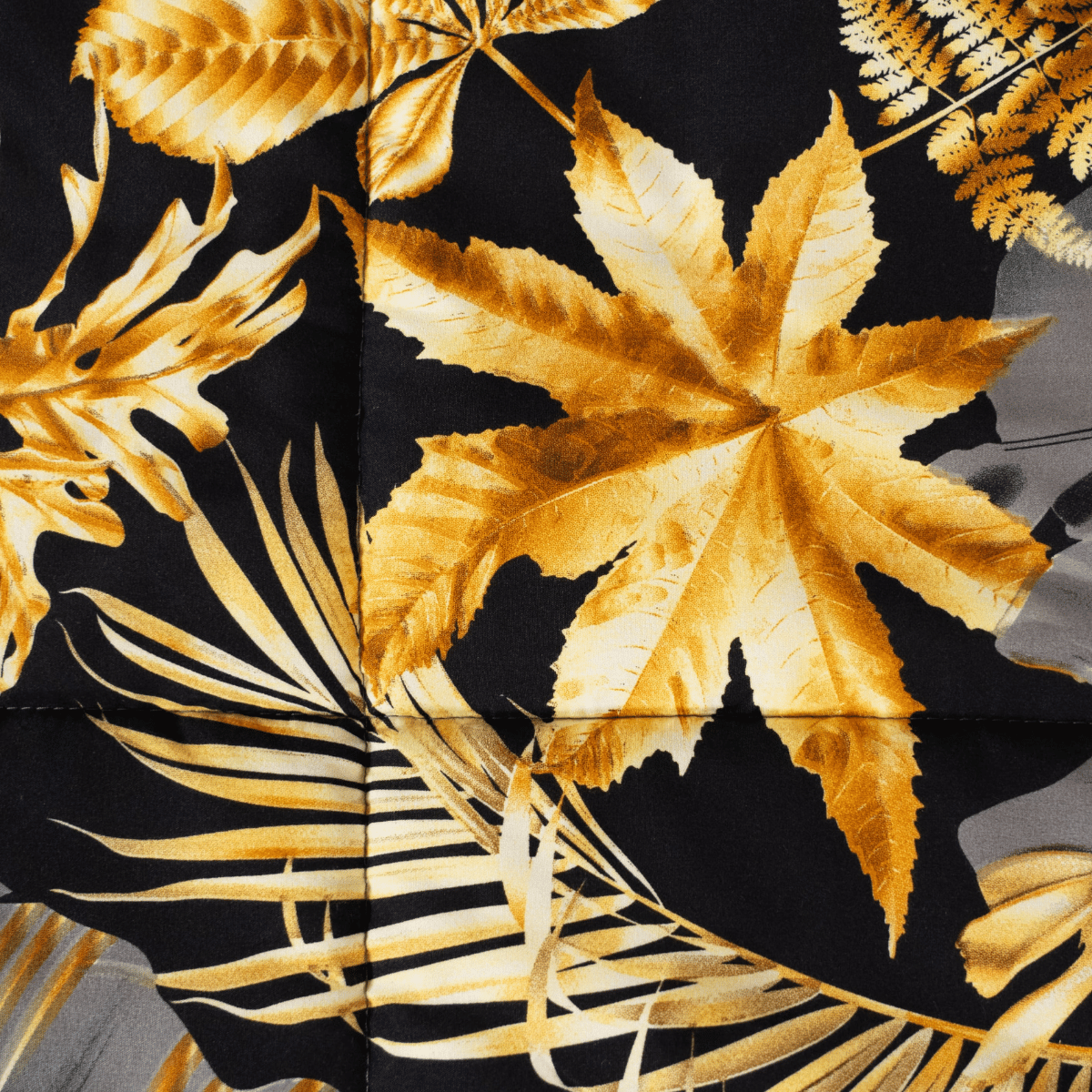 Zelesta Comfort Design Couette - Feuilles dorées