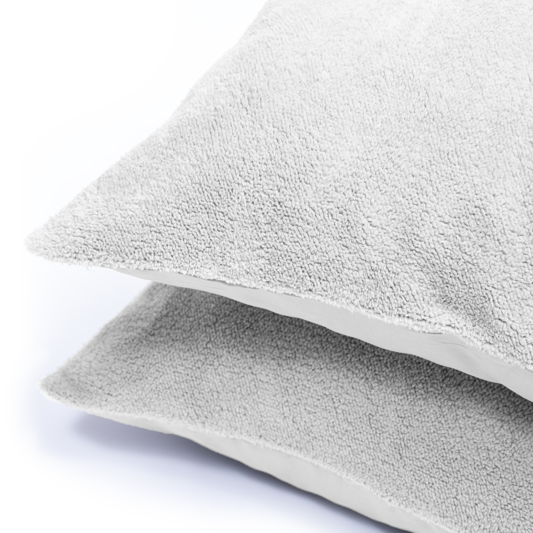 Zelesta Teddy Pillowcase Set Of 2 - Grey