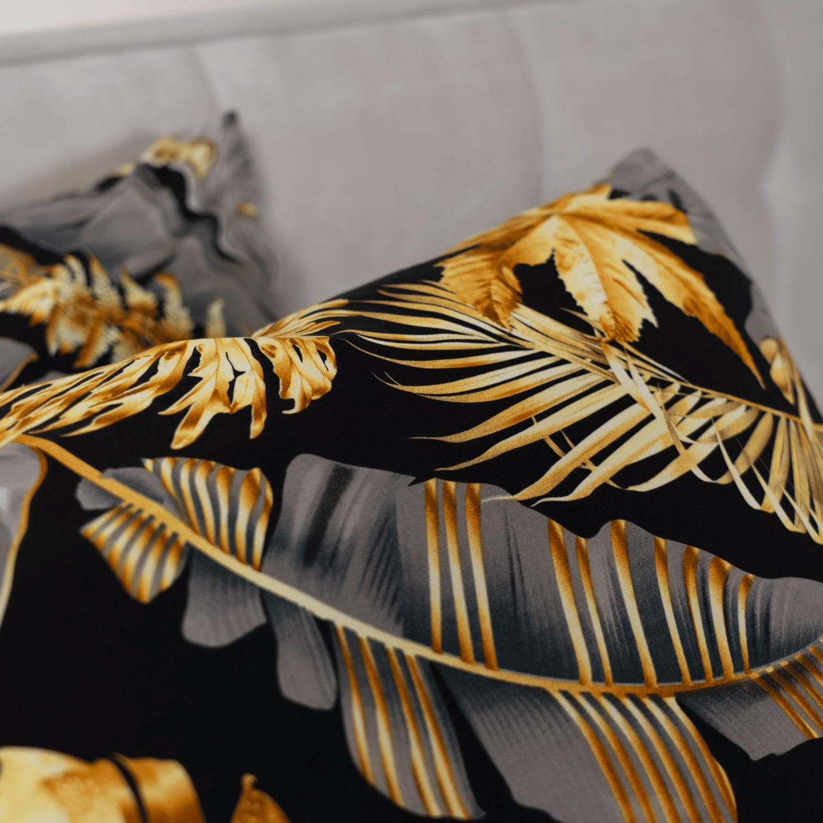 Zelesta Comfort Design Couette Été - Feuilles dorées