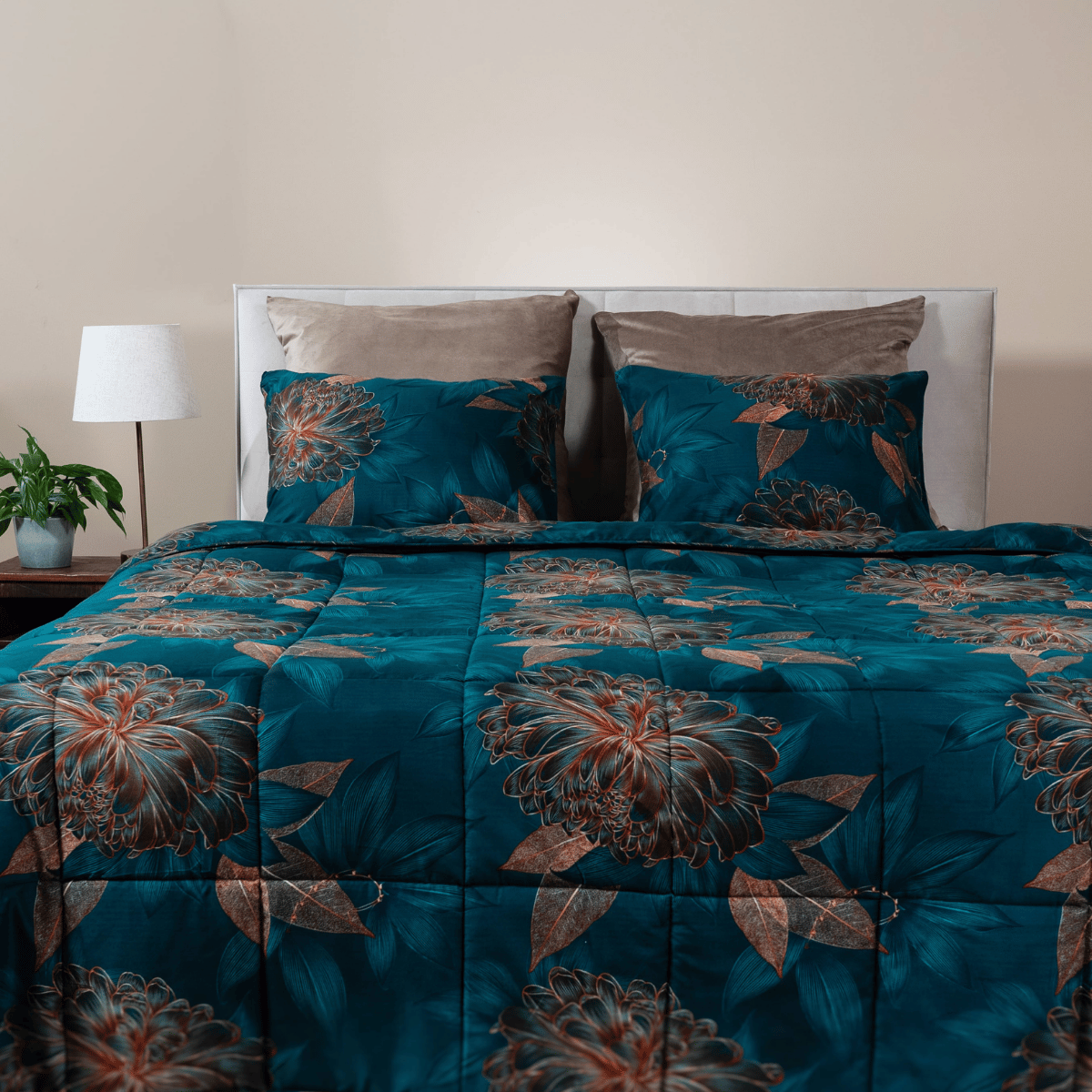 Zelesta Comfort Design Couette Été - Fleurs royales