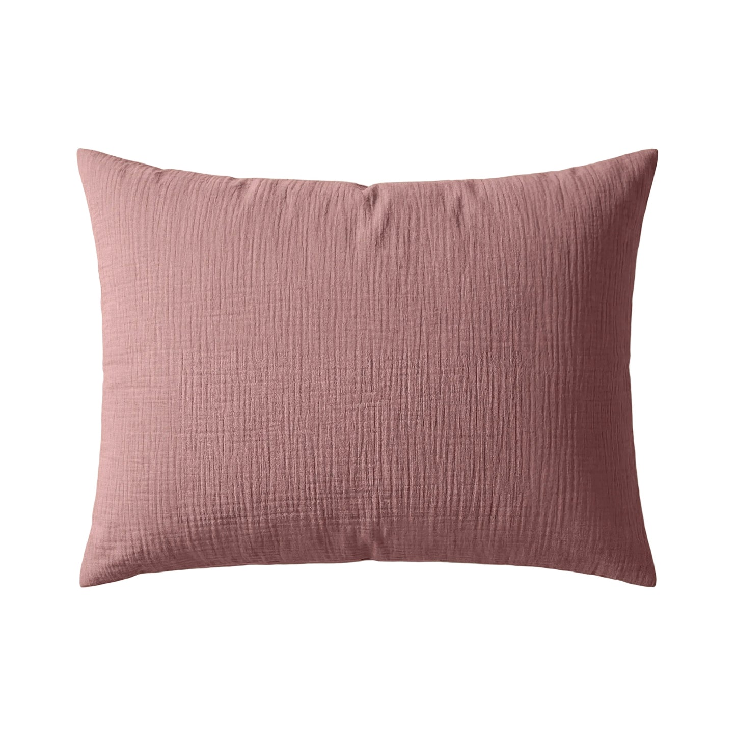 Zelesta Deluxe katoenen mousseline kussensloop set van 2 - stoffig roze