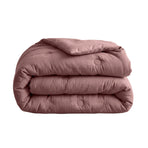 Zelesta Deluxe katoenen mousseline dekbed - stoffig roze
