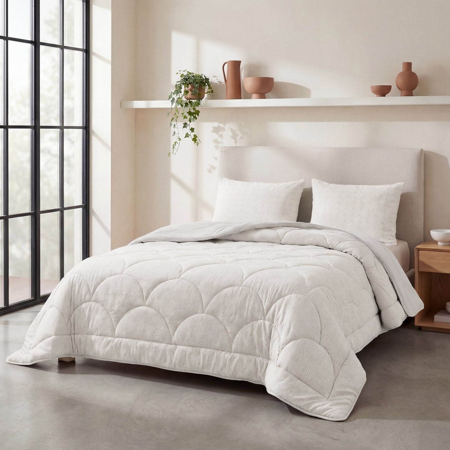 Zelesta Special Flannel Luxe Duvet - Cream