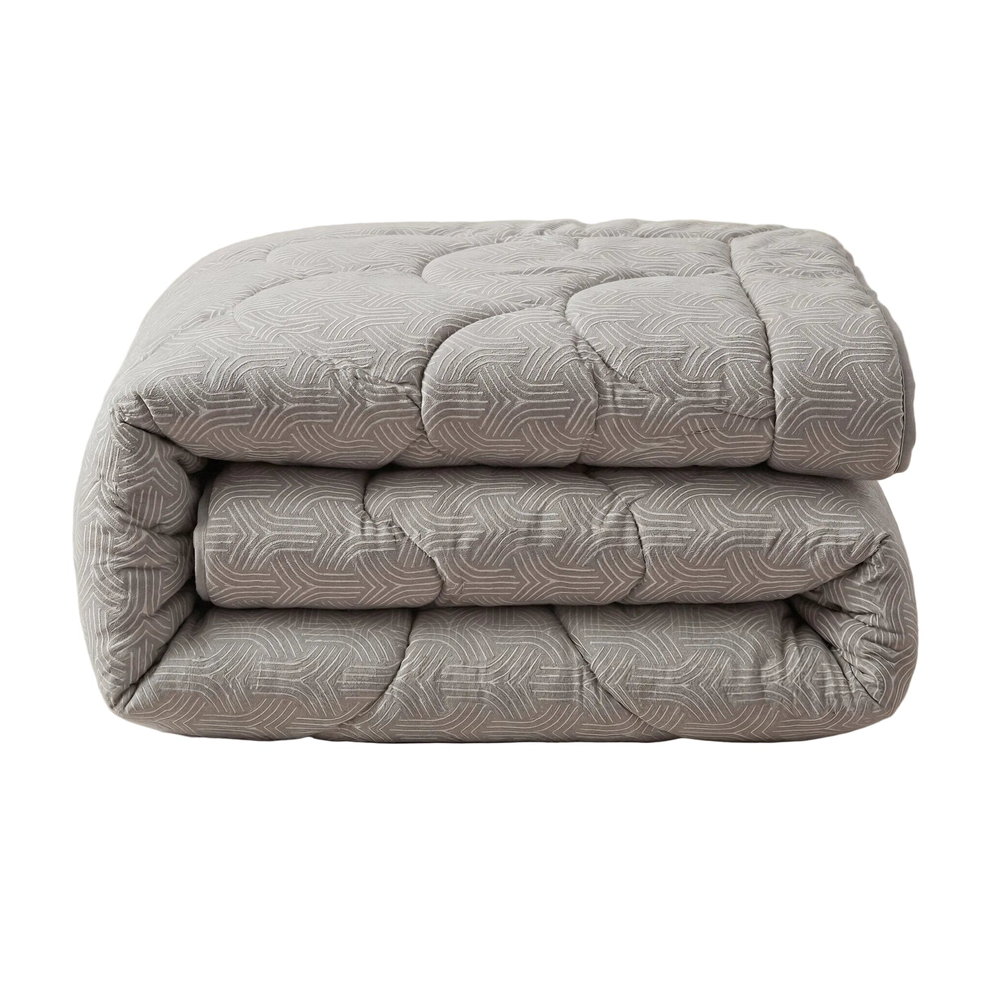 Zelesta Special Flanellen Luxe Dekbedovertrek - Taupe & Grijs