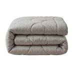 Zelesta Special Flanellen Luxe Dekbedovertrek - Taupe & Grijs