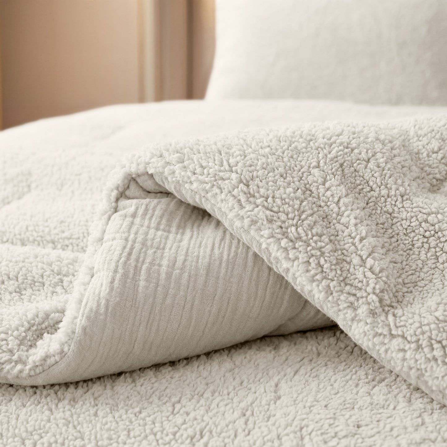Zelesta Special Teddy Cotton Muslin Couette - Beige
