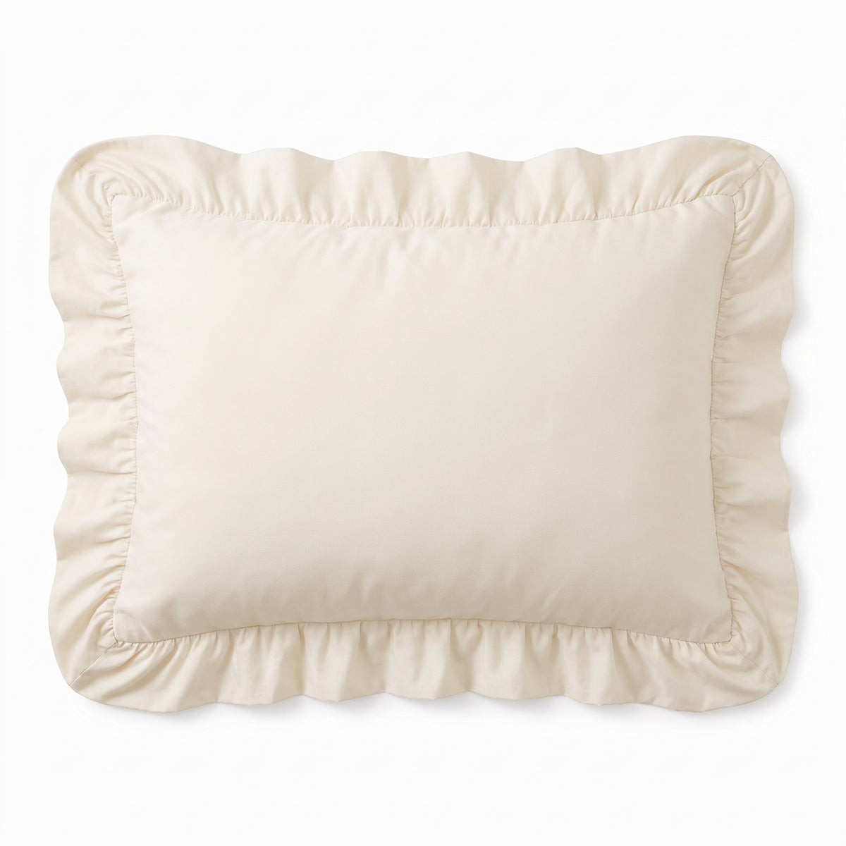 Zelesta Everyday Ruffles Pillowcase Set Of 2 - Off White
