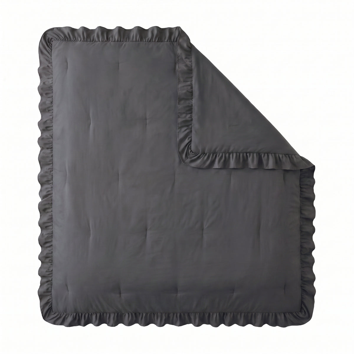 Zelesta Everyday Ruffles Duvet - Anthracite