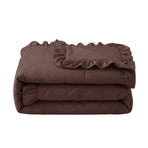 Zelesta Everyday Ruffles Duvet - Peppercorn Brown