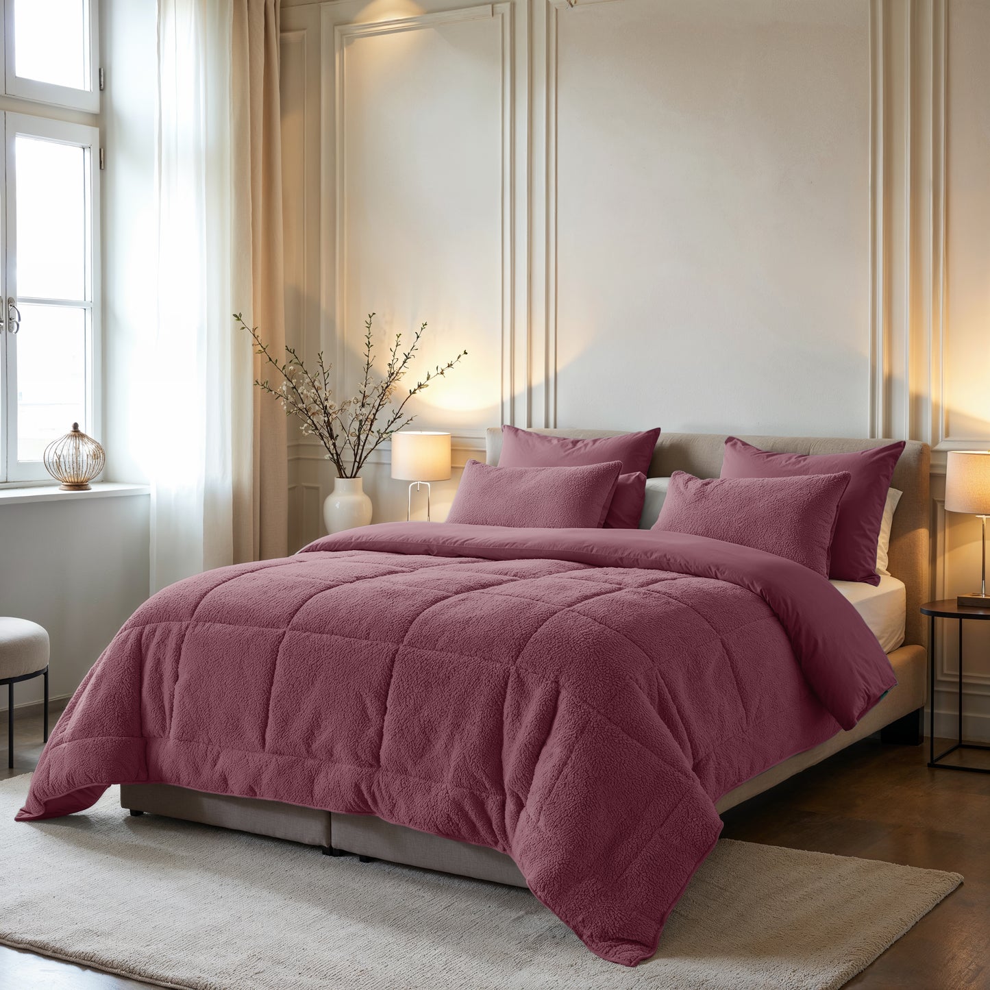 Zelesta Special Teddy Couette - Rouge Bordeaux
