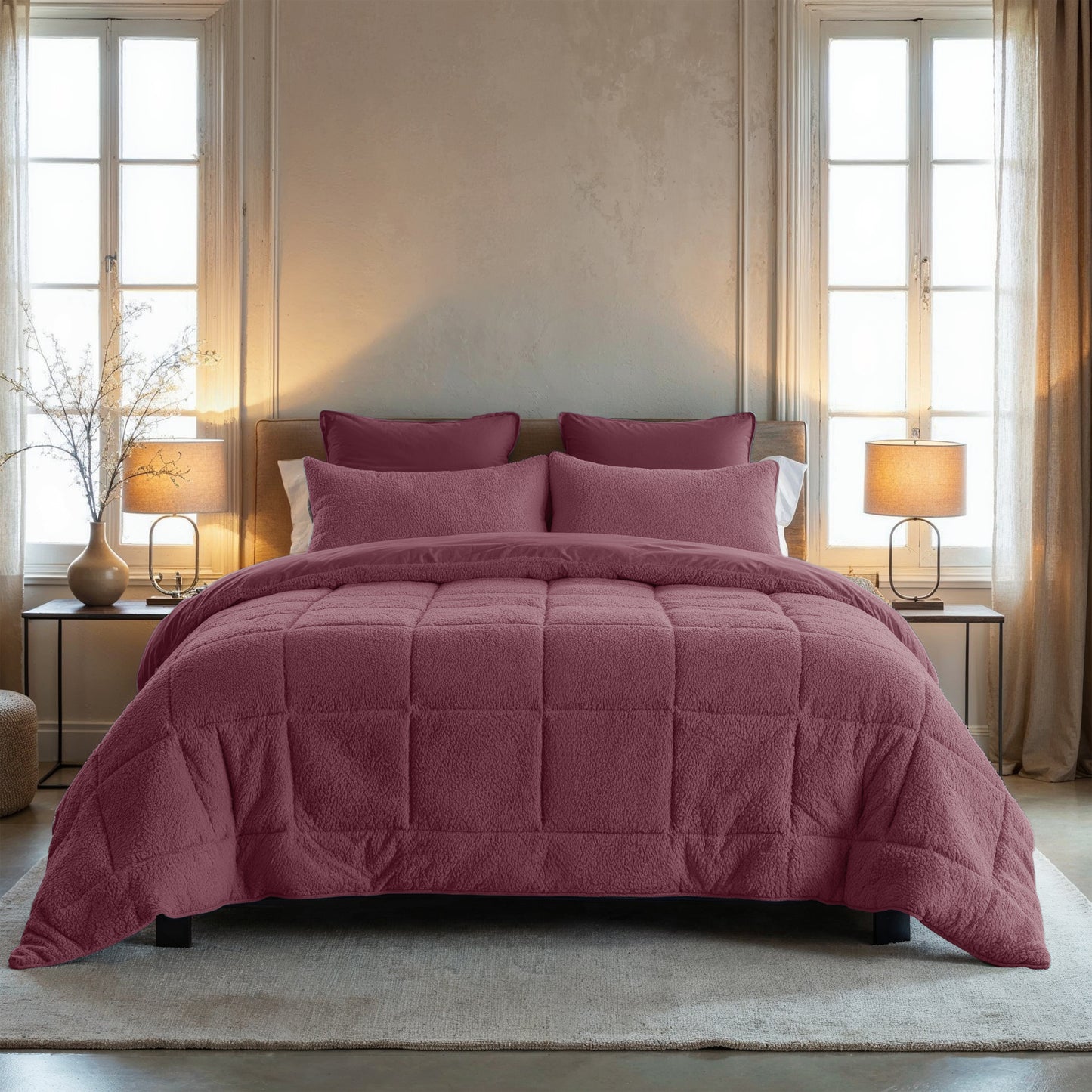 Zelesta Special Teddy Couette - Rouge Bordeaux