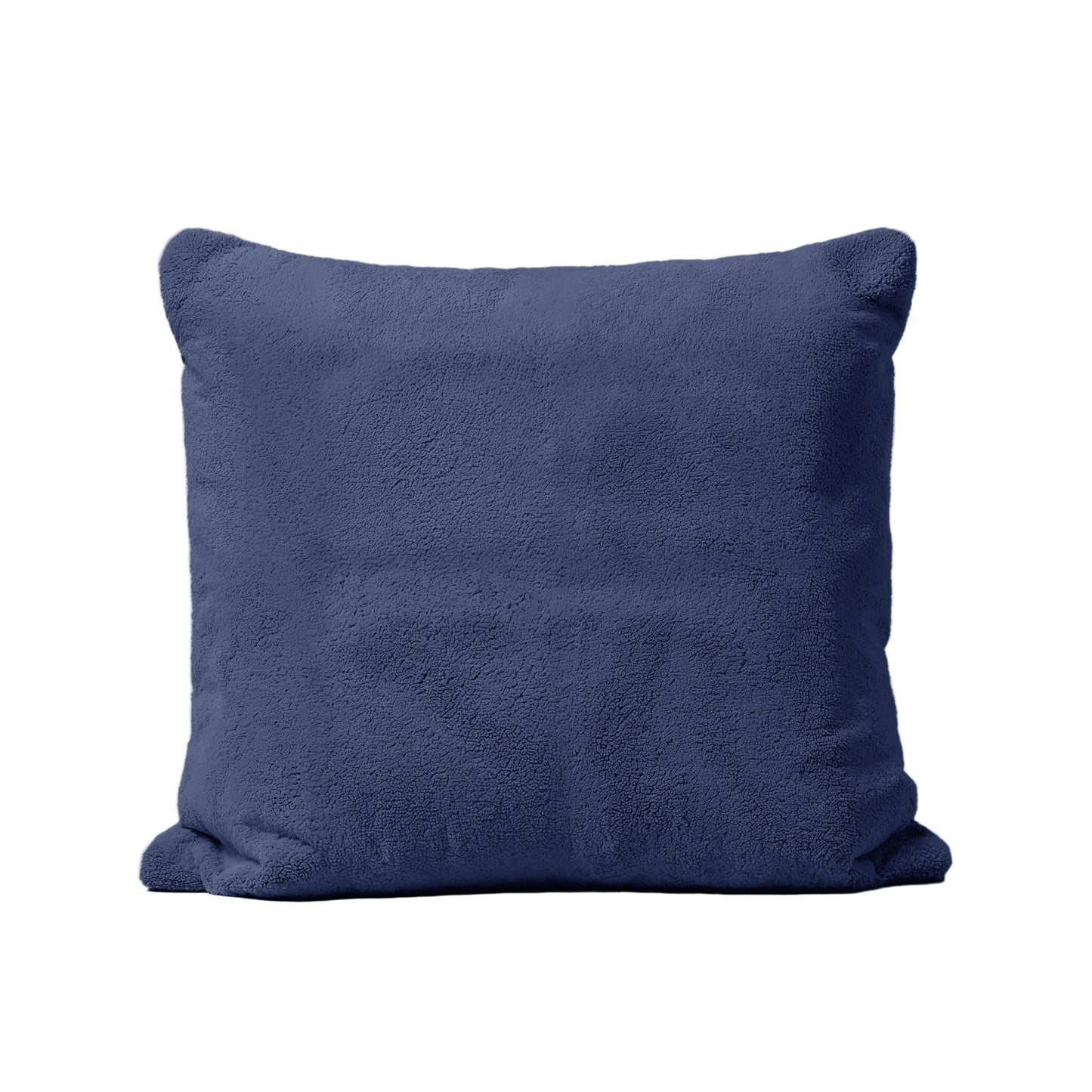 Zelesta Teddy Taies d'oreiller Lot de 2 - Bleu Marine