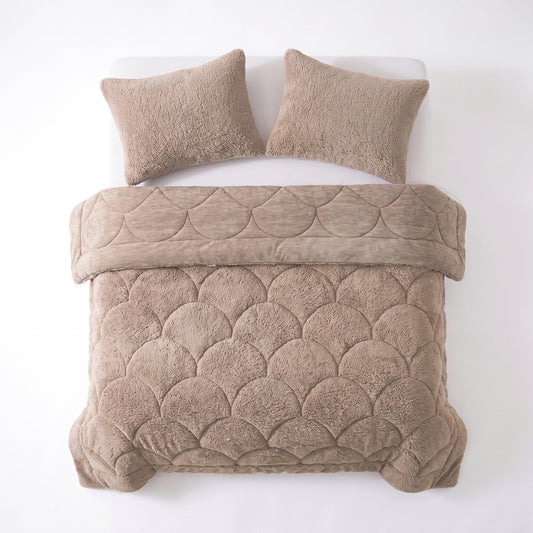 Zelesta Special Teddy Chenille Pillowcase Set Of 2 - Dusty Pink