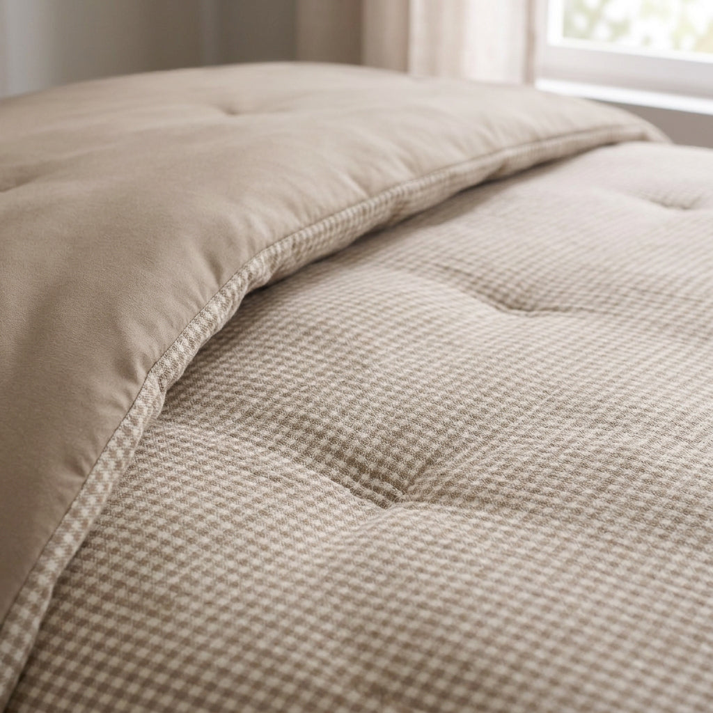 Zelesta Special Gaufrée en Percale Couette - Mix Marron
