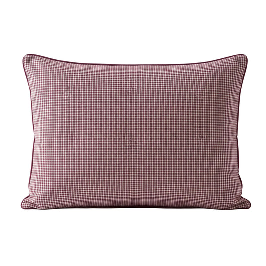 Zelesta Special Gaufrée en Percale Taies d'oreiller Lot de 2 - Mix Bordeaux