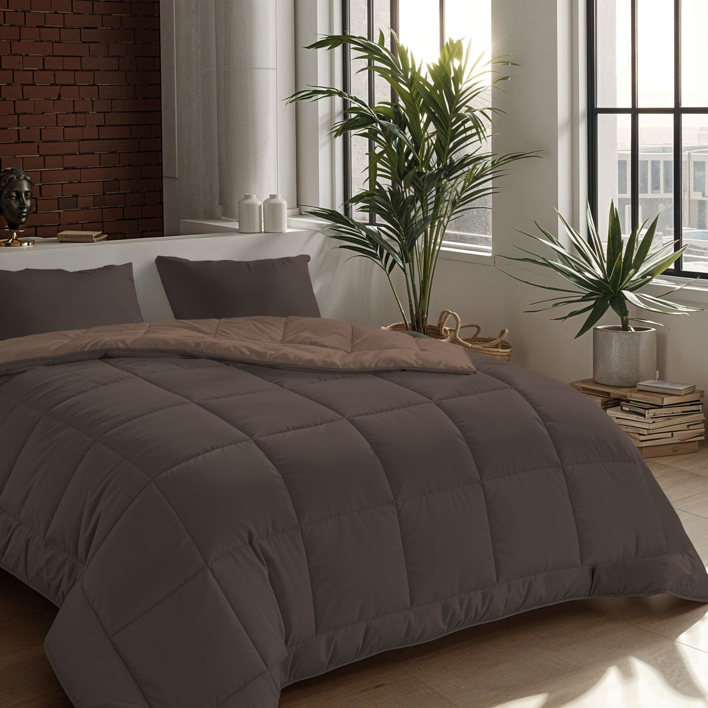 Zelesta Comfort Duo Dekbed - Chocoladebruin & Mokka