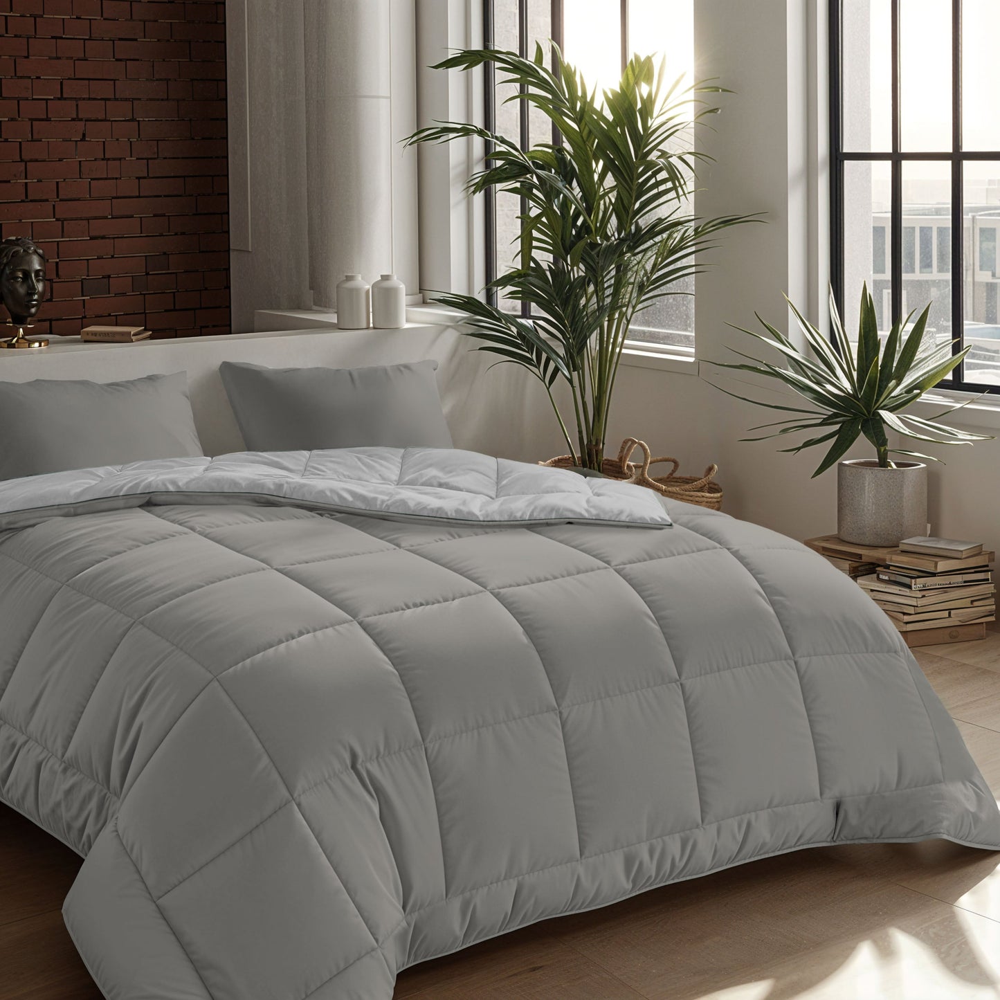 Zelesta Comfort Duo Taie d'oreiller - Gris