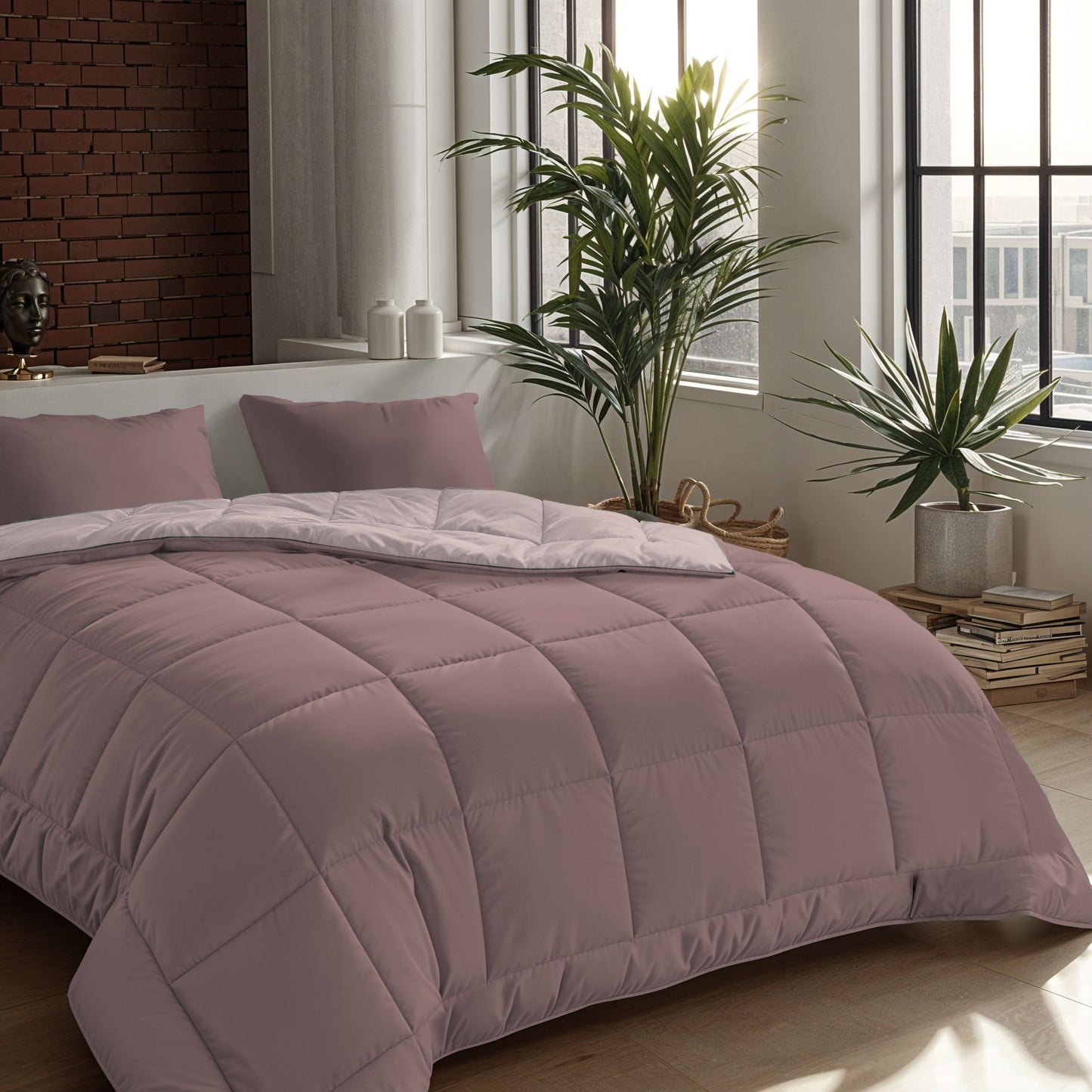 Zelesta Comfort Duo Taie d'oreiller - Rose poussiéreux