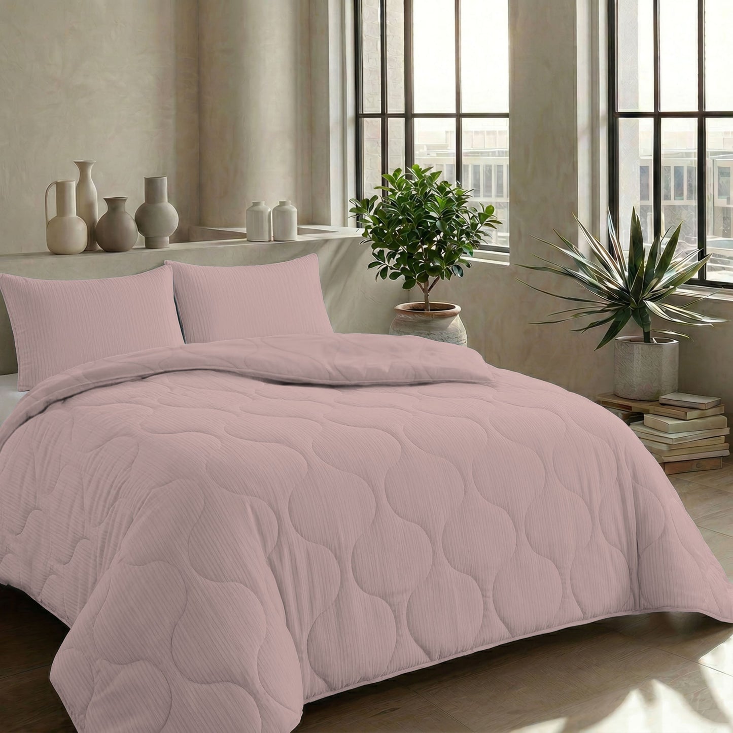 Zelesta Special Muslin Couette Été - Rose doux