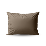 Zelesta Deluxe Percale Cotton Pillowcase Set Of 2 - Taupe image