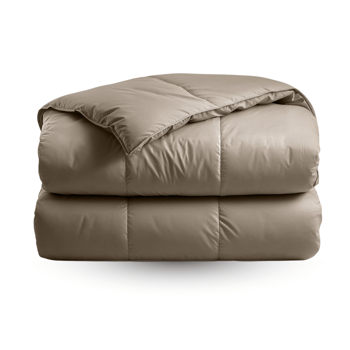 Zelesta Deluxe Uni Satin Cotton Duvet - Walnut Brown