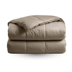 Zelesta Deluxe Uni Satin Cotton Duvet - Walnut Brown