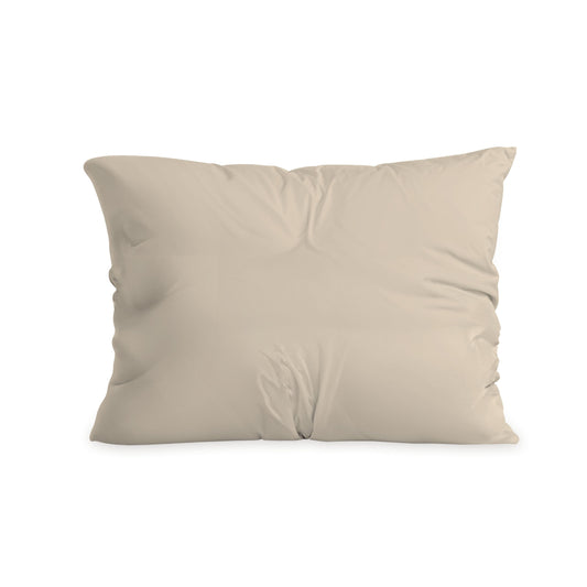 Zelesta Comfort Duo Pillowcase - Champagne in Champagne, folded on a white background, main product photo