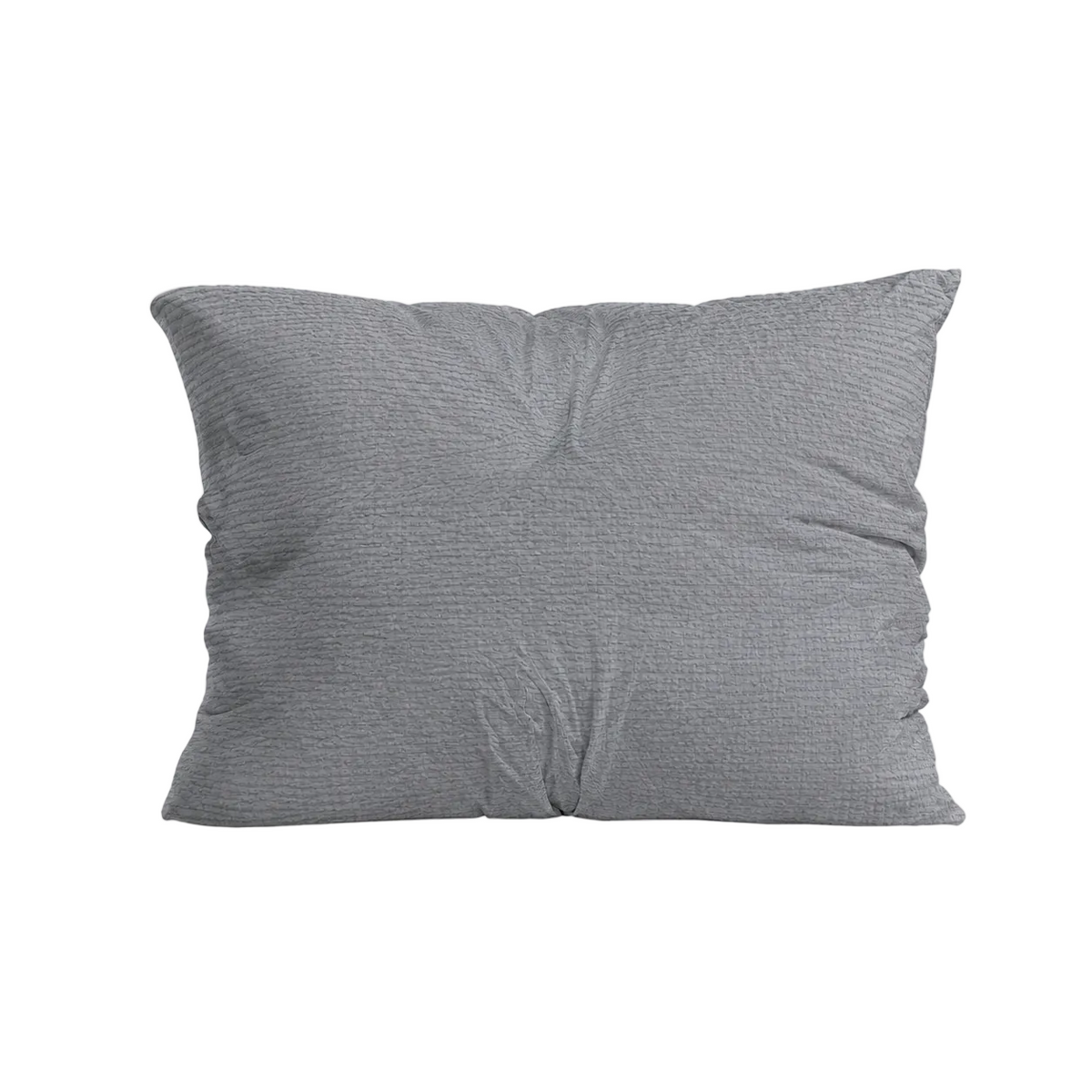 Zelesta Comfort Structure Seersucker Kussensloop Set van 2 - Grijs