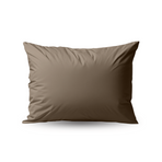 Zelesta Deluxe Percale Cotton Pillowcase Set Of 2 - Taupe, main product photo