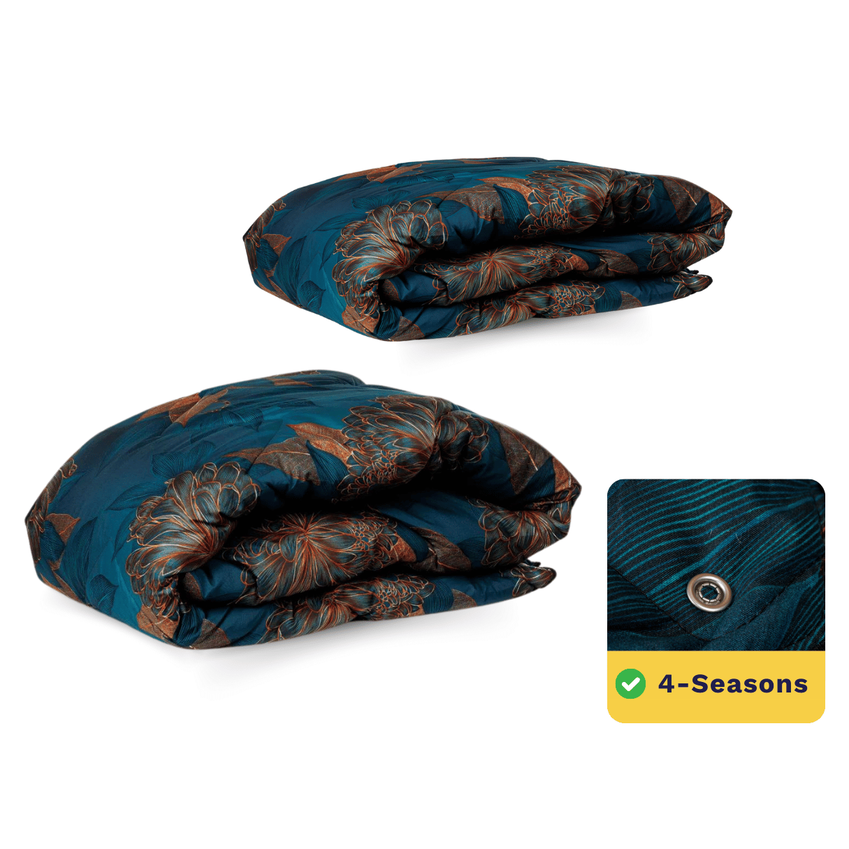Zelesta Comfort Design 4-Season Duvet - Royal Flowers image