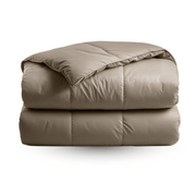 Zelesta Deluxe Uni Satin Cotton Duvet - Walnut Brown, main product photo