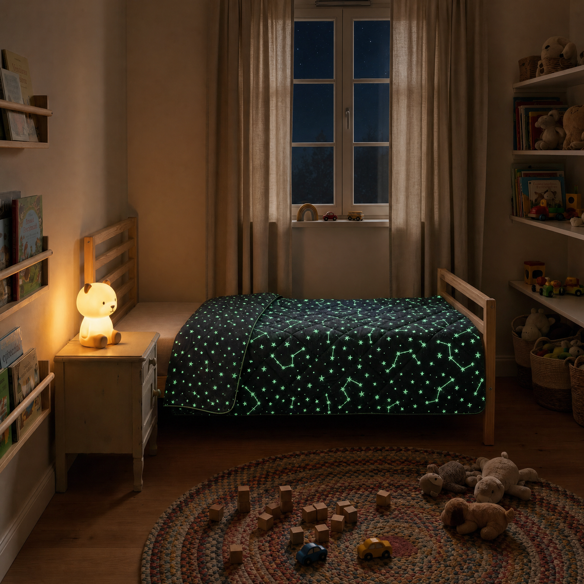 Zelesta Comfort Glow in the Dark Dekbed - Onder de sterren