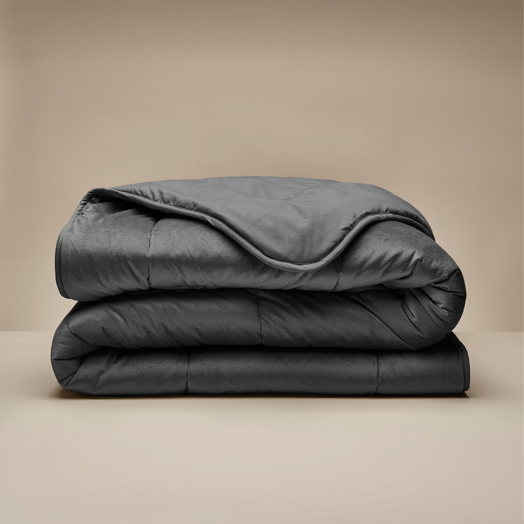 Zelesta Special Velvet Duvet in Anthracite, product view