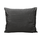 Zelesta Special Teddy Groove Kussensloop Set van 2 - Antraciet