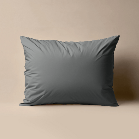 Zelesta Deluxe Percale Cotton Pillowcase Set Of 2 - Anthracite